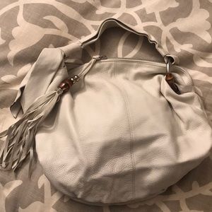Gucci White Leather Handbag